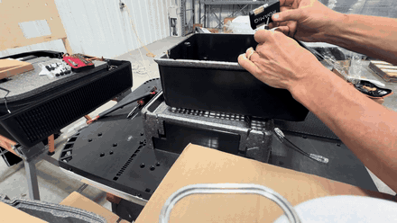 Pushing the IR emitter plug fully into the ROAMiQ chip
